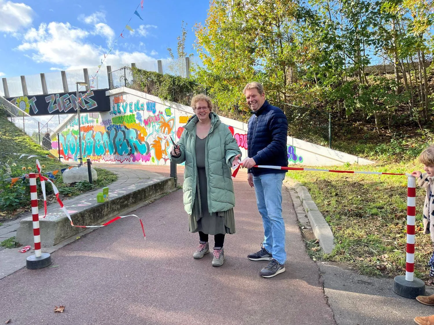 Opgeknapte tunnel Vossener