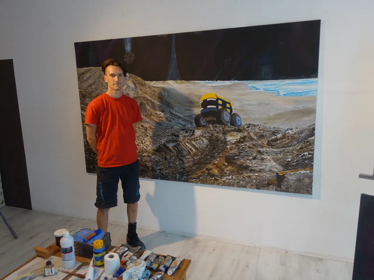 bram groeneveld bij zijn werk