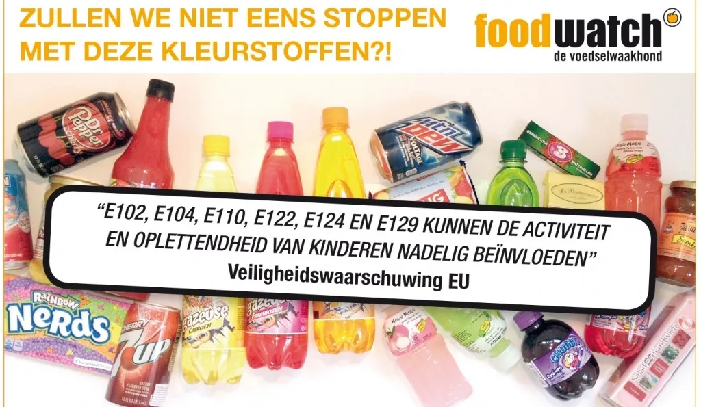 foodwatch kleurstoffen