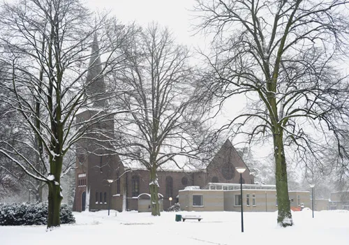 opstandingskerk sneeuw we