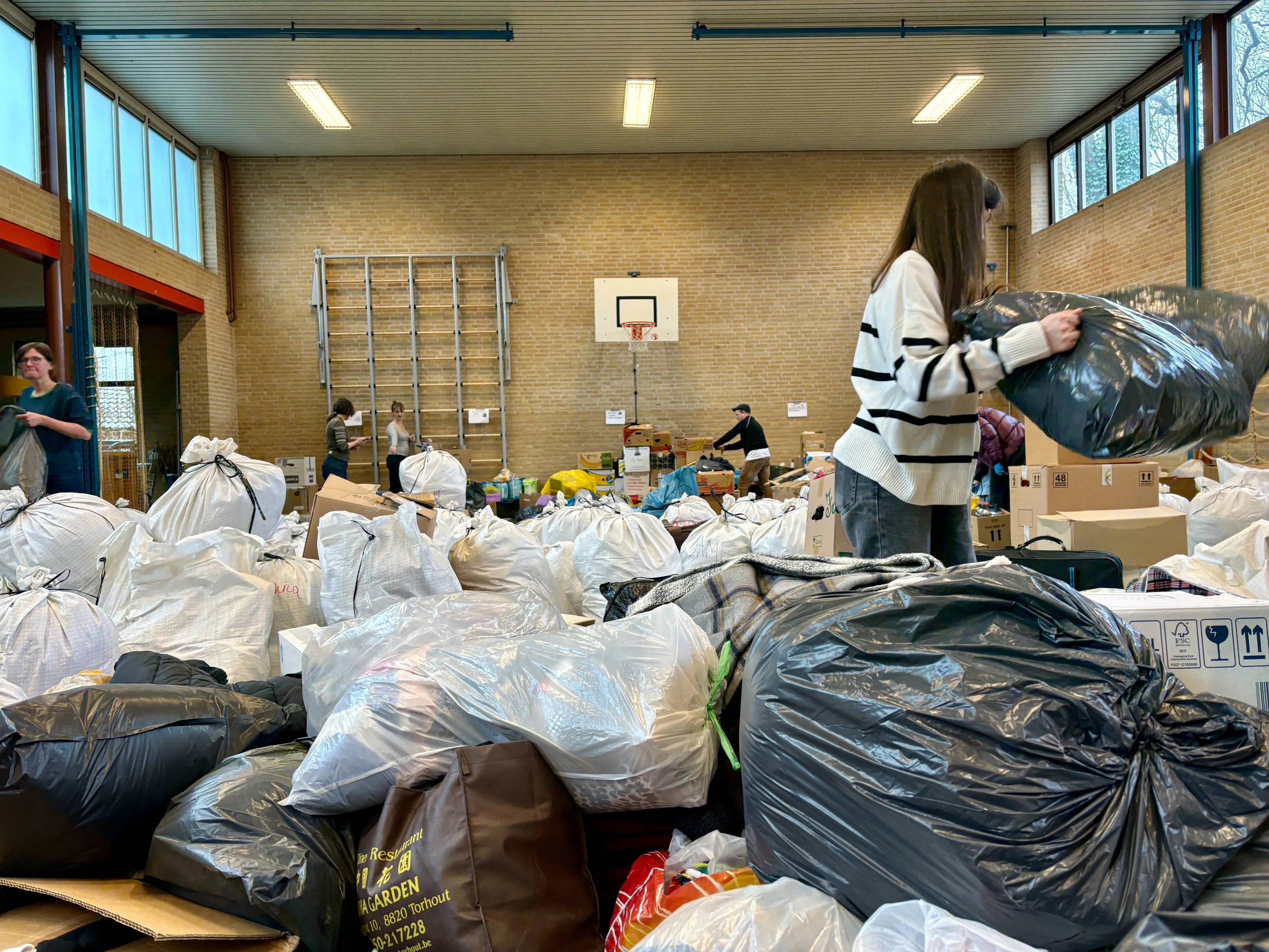 Halverwege de inzameling