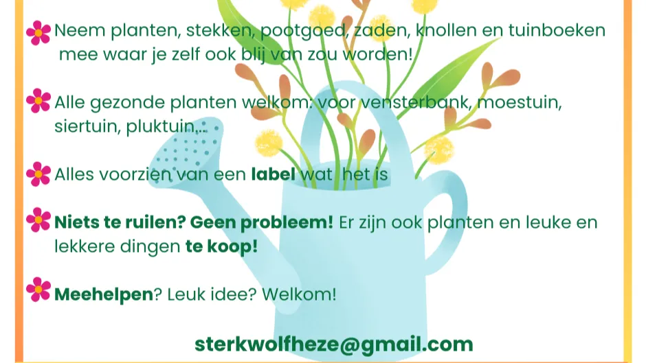 25 april plantenruilmarkt