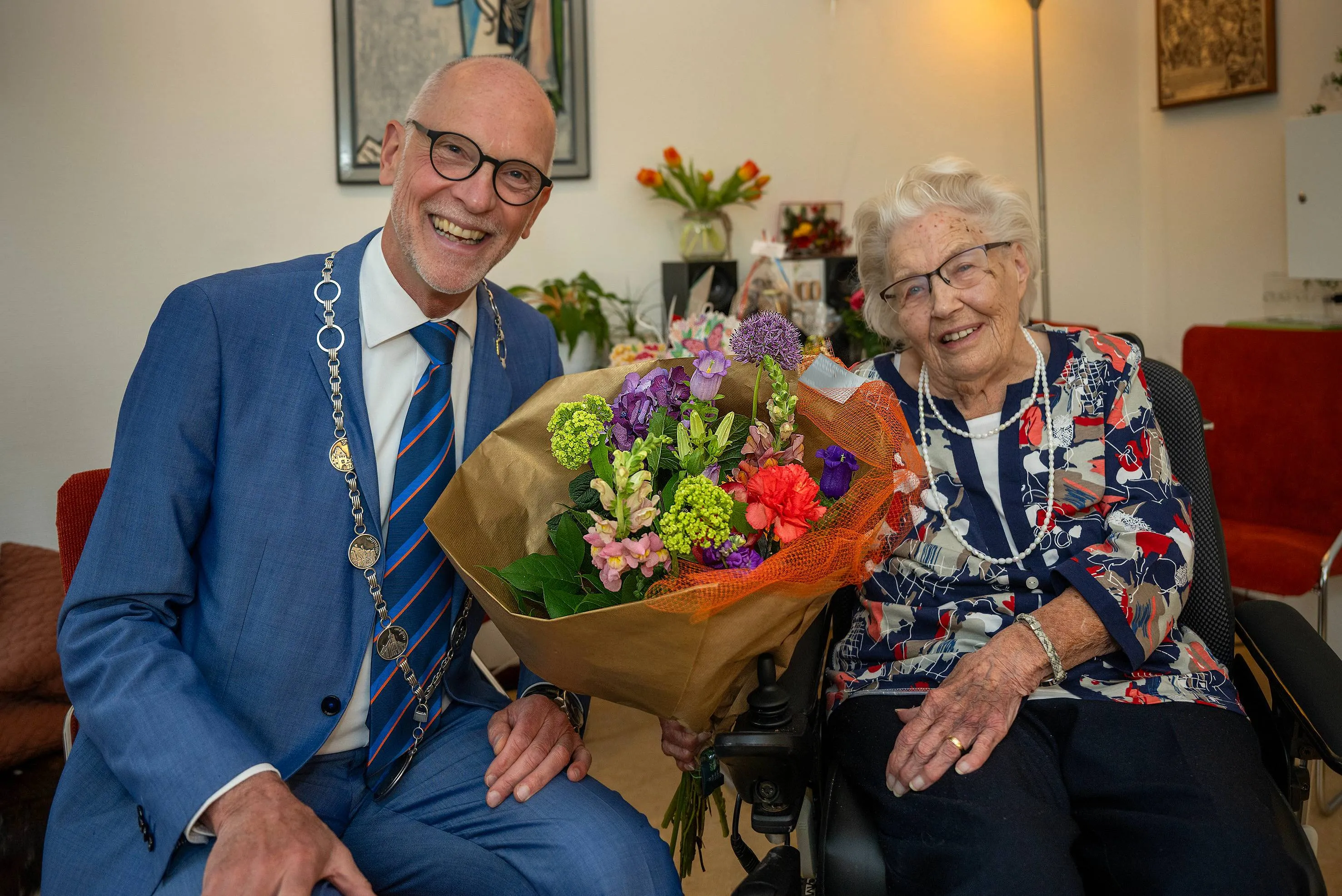 Mw. Van Zwieten 100 jaar - 2