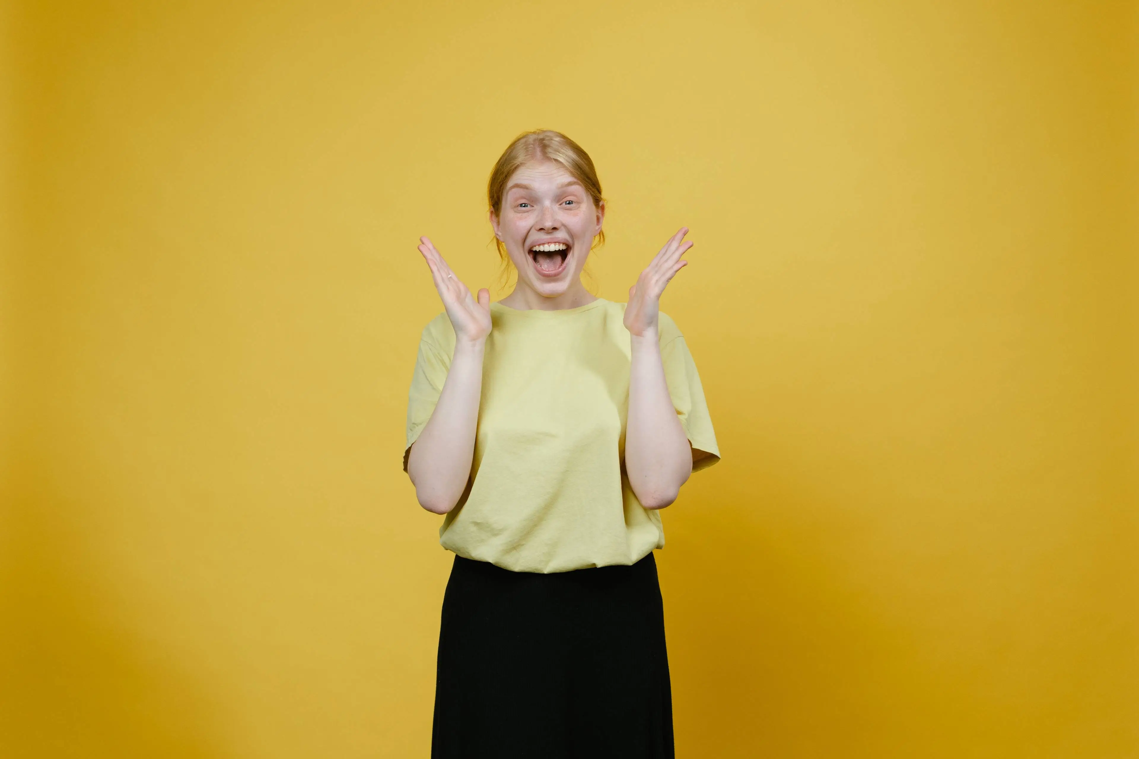 Vrouw, llachend Tima Miroshnichenko, Pexels