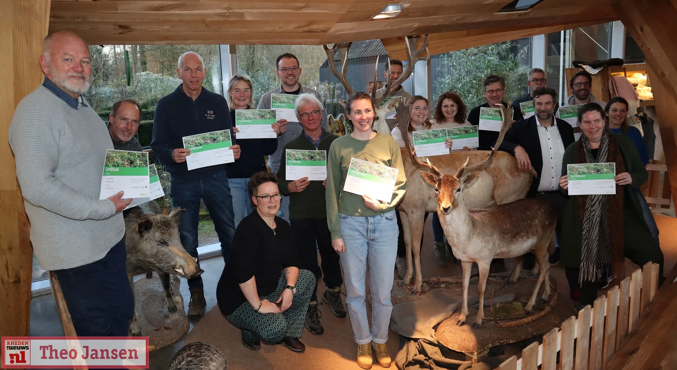 19 recreatieondernemers uit rheden hebben de ivn cursus gastheer vrouw van het landschap afgerond 28 11 2023 1