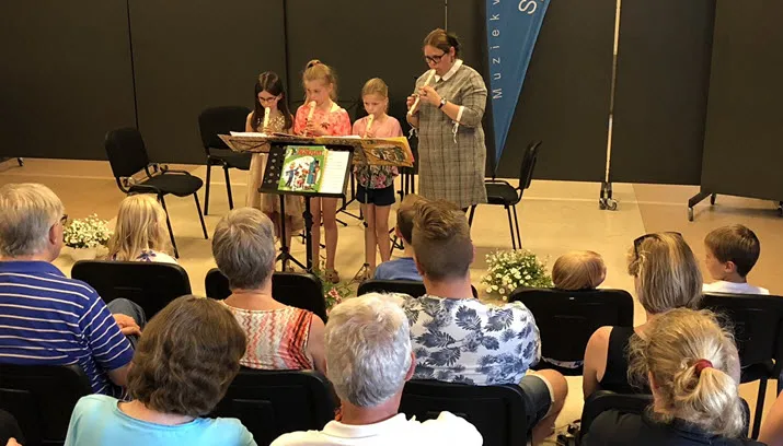 blokfluit 1 muziekvereniging wilhelmina spankeren