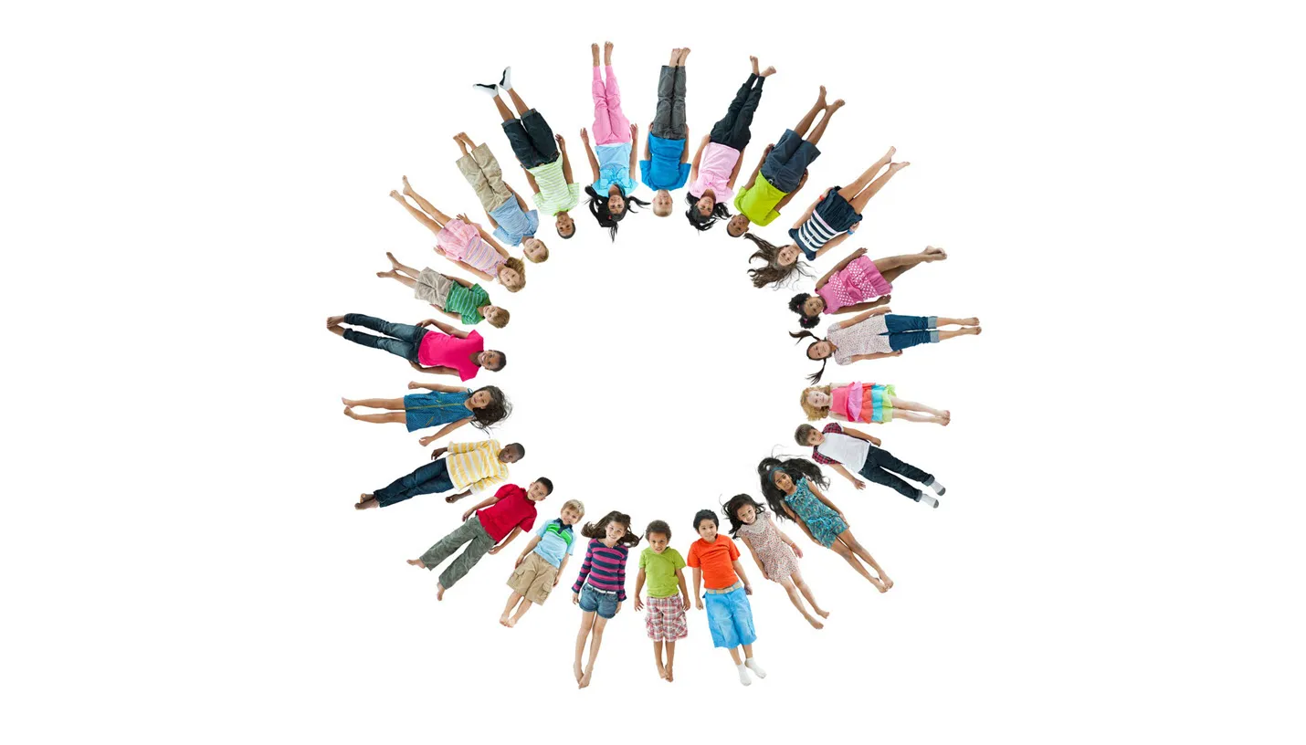 cirkel van kinderen