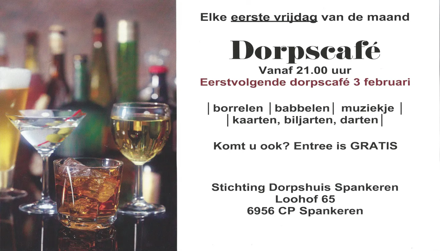 dorpscafe spankeren