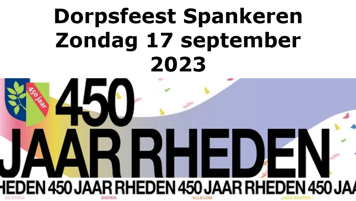dorpsfeest spankeren gemeente rheden