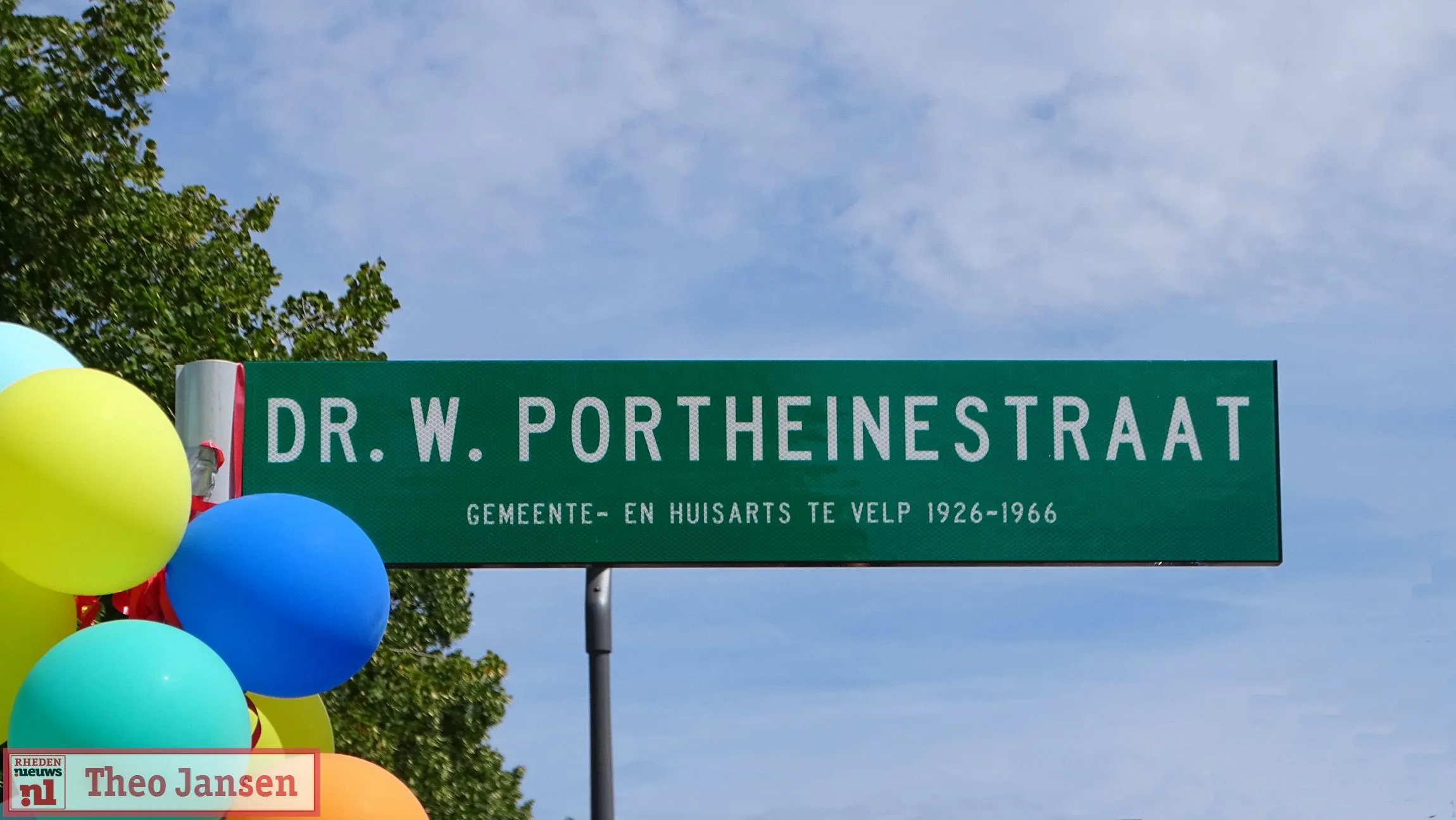 familie ontroerd bij onthulling dr w portheinestraat in velp 28 07 2022 11