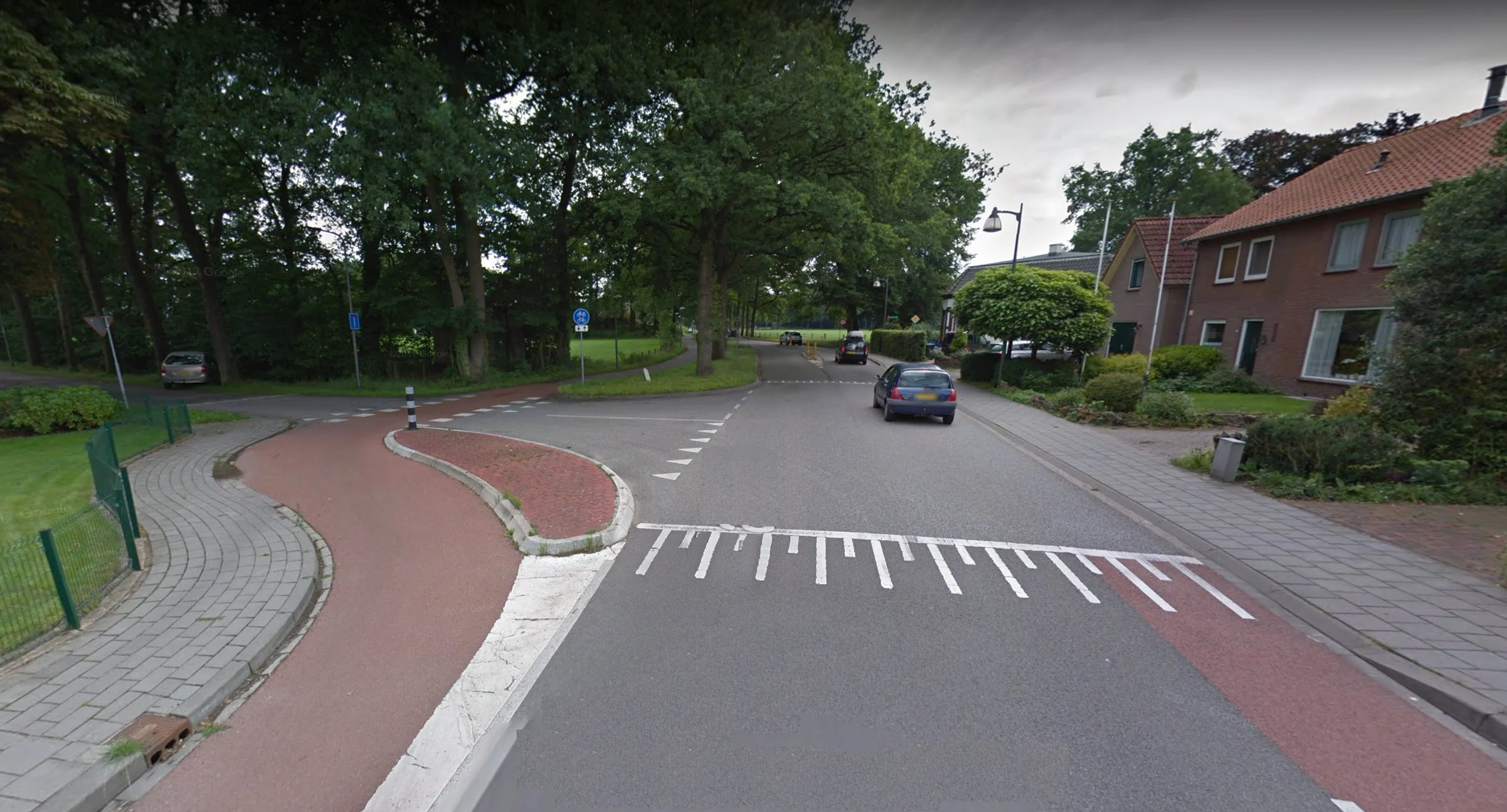 fietsoversteek van zwietenlaan laagsoeren