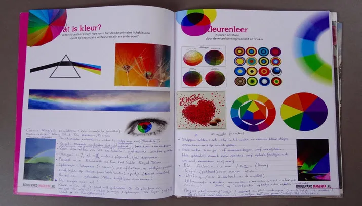 iconenschilders boulevard magenta