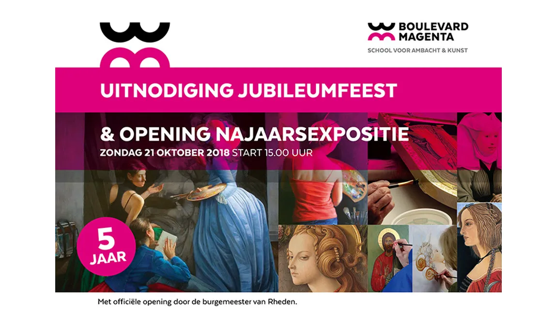 jubileumexpositie boulevard magenta