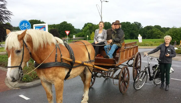 met fiets jorina de leeuw