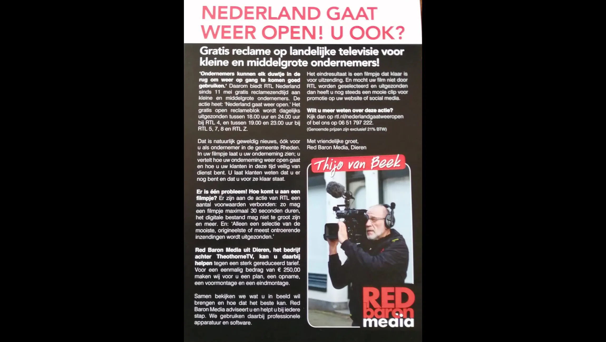 nederland gaat weet open u ook red baron media