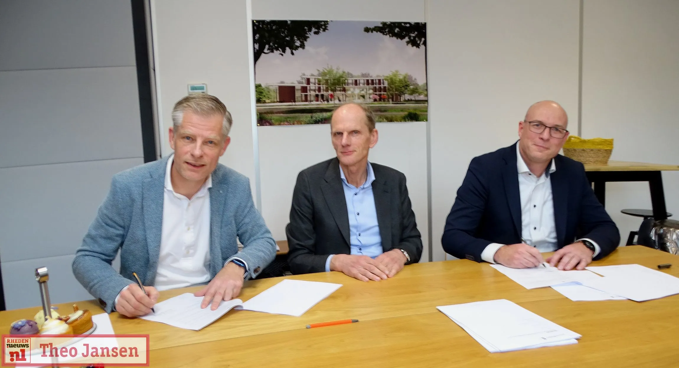 ondertekening bouwovereenkomst gemeentehuis gemeente rheden 1
