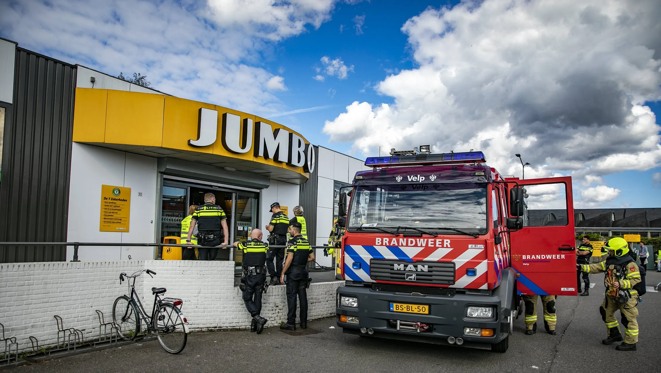 ontruiming jumbo velp brandmelding 2020 09 01