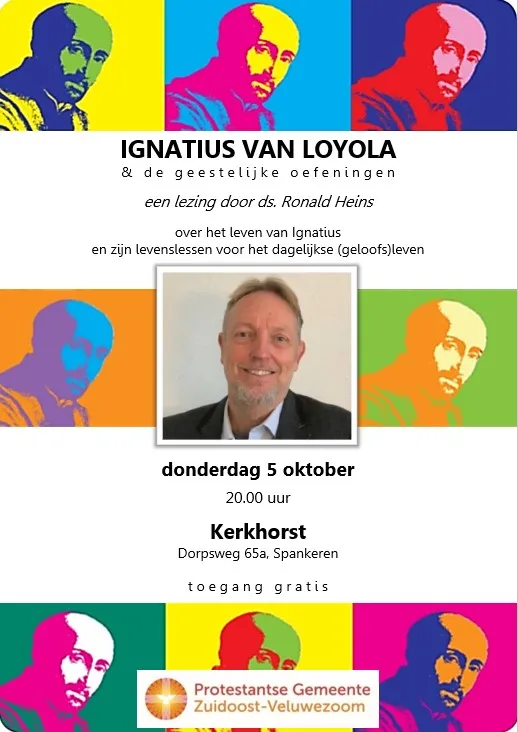 poster ignatius lezing met logo