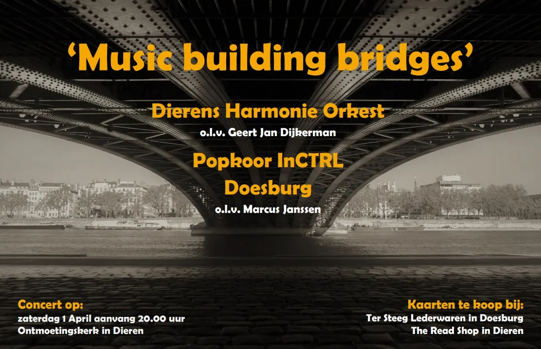 poster music building bridges