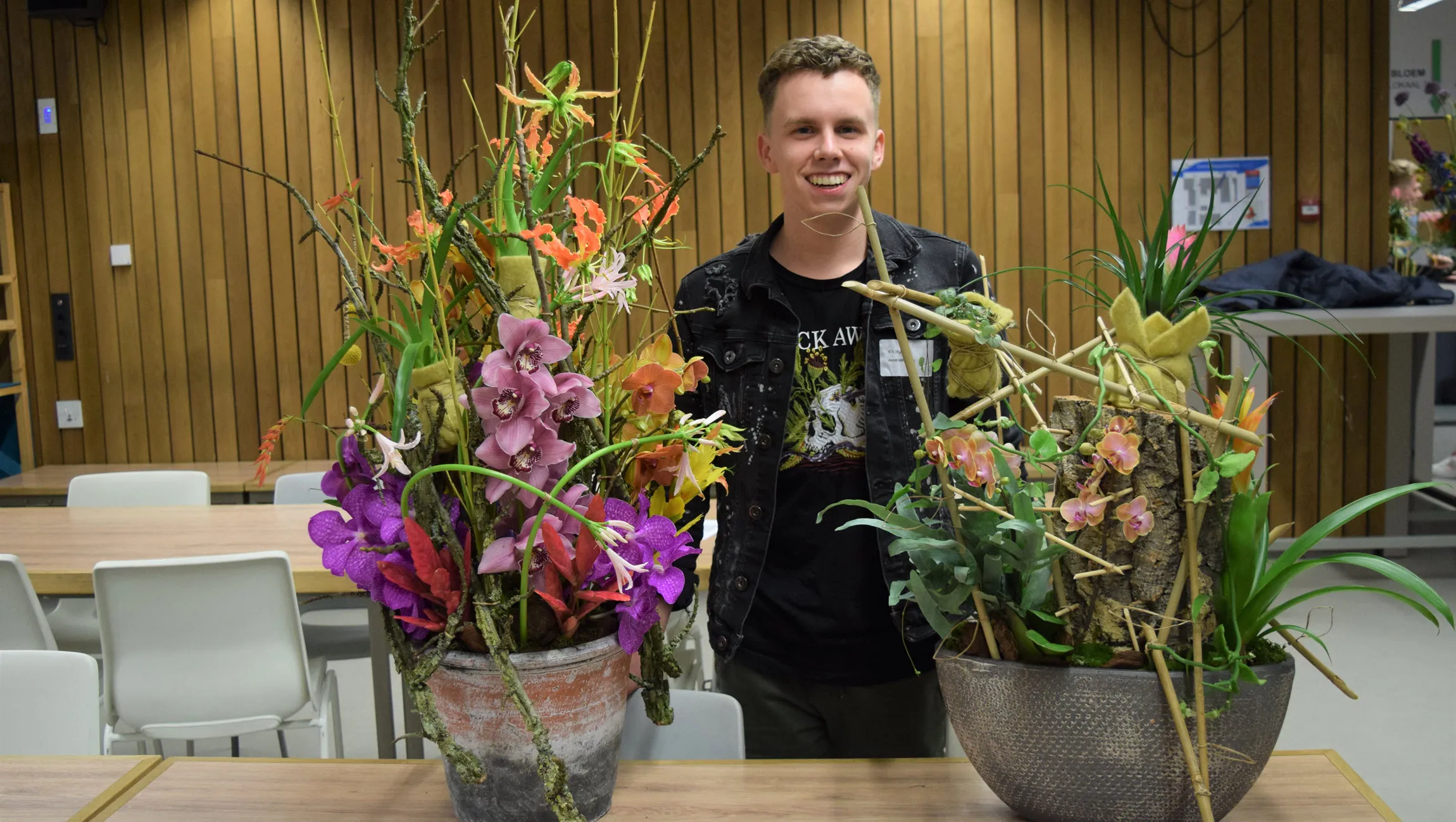 rik masson finalist nederlands kampioenschappen bloembinden marjanne eikelboom