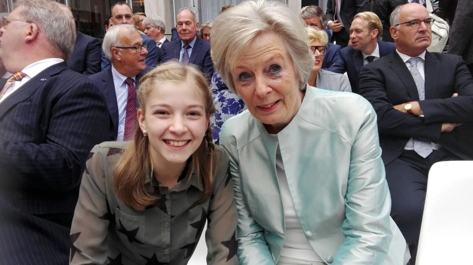 selfie merle en burgemeester