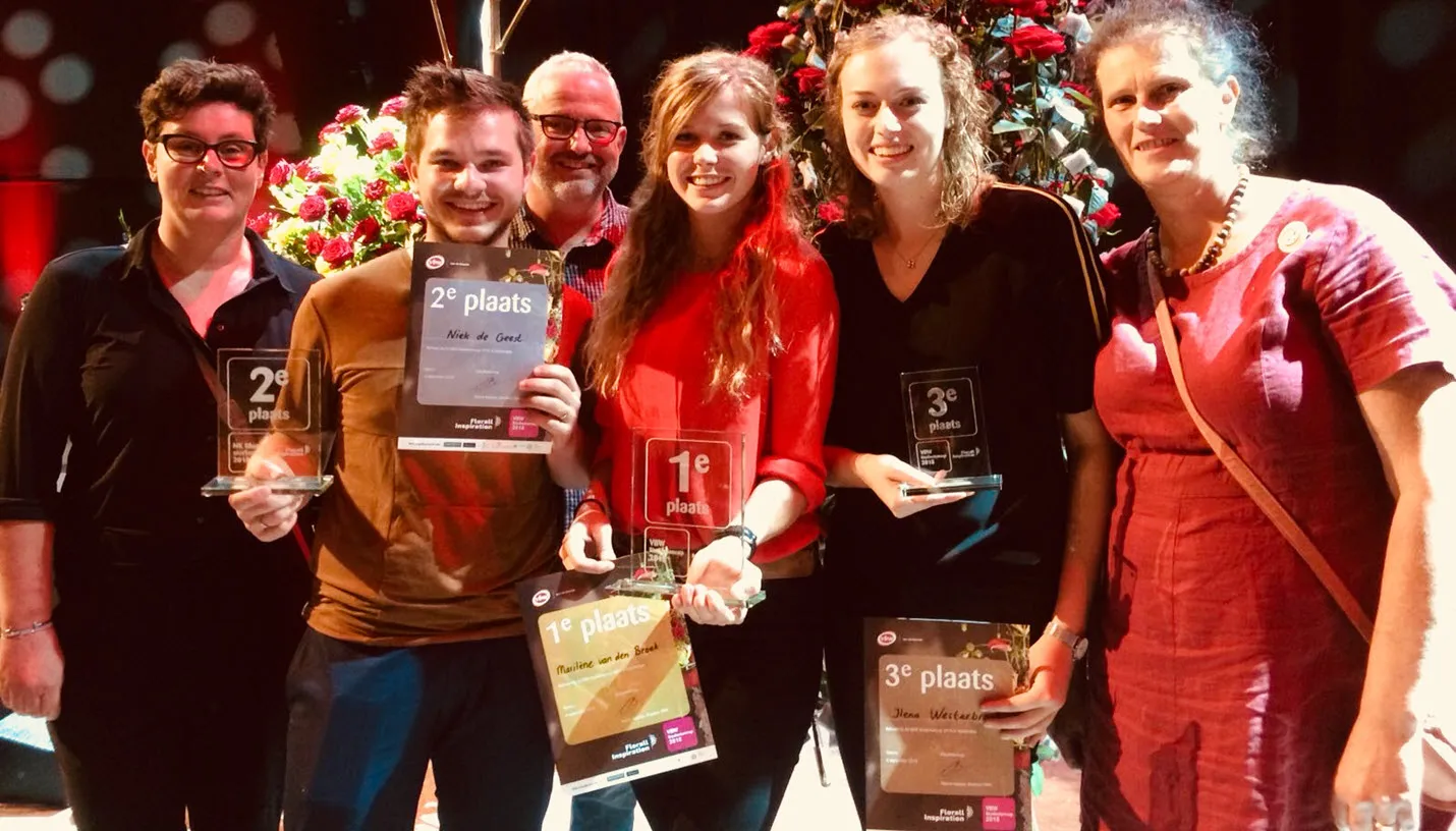 top 3 studentencup vlnr esther wormskamp docent niek de geest hein otten docent marilene van den broek ilena westerbroek en ineke lucassen docent