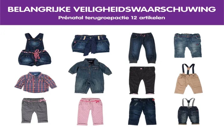 veiligheidswaarschuwing prenatal