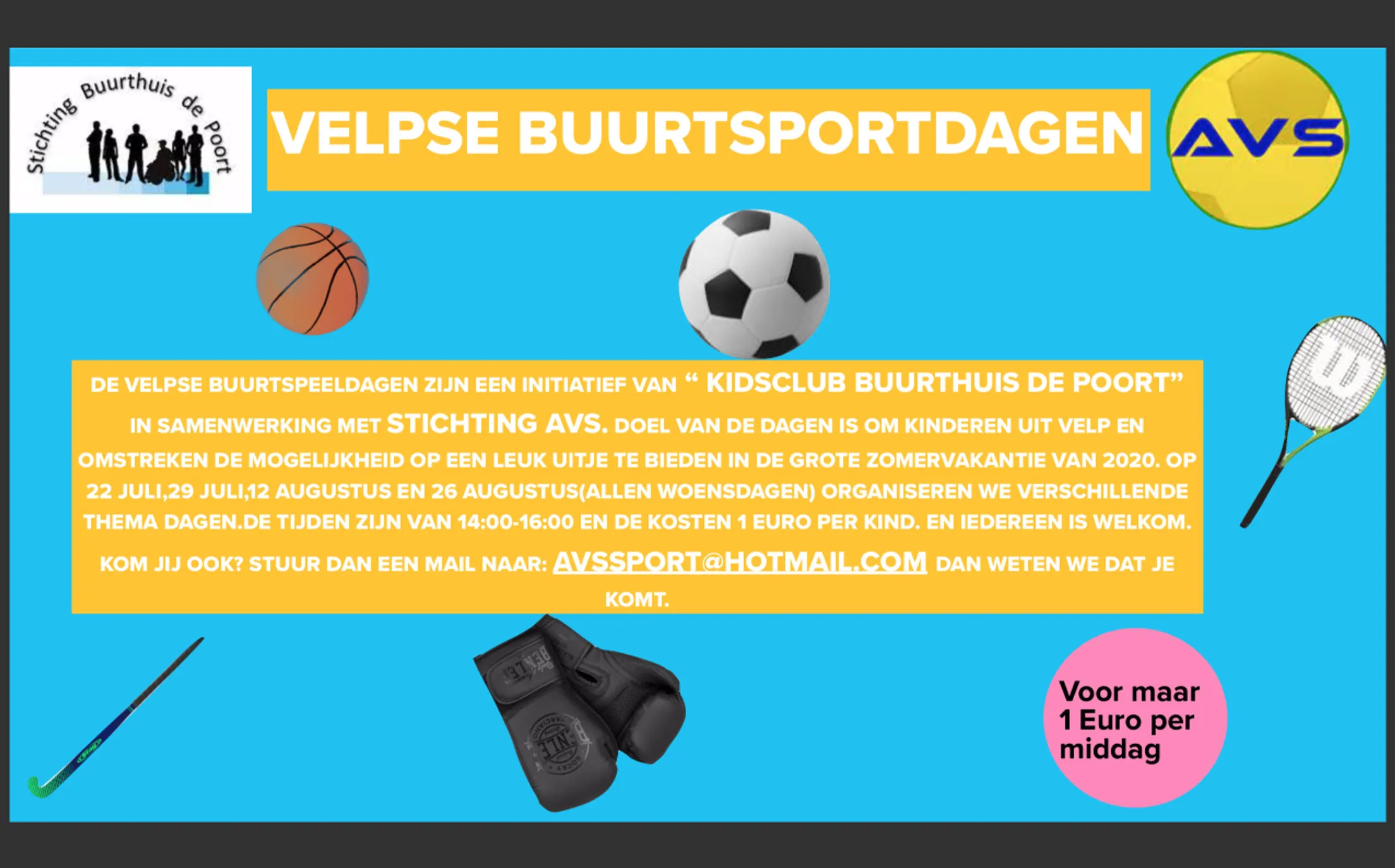 velpse buitenspeeldagen