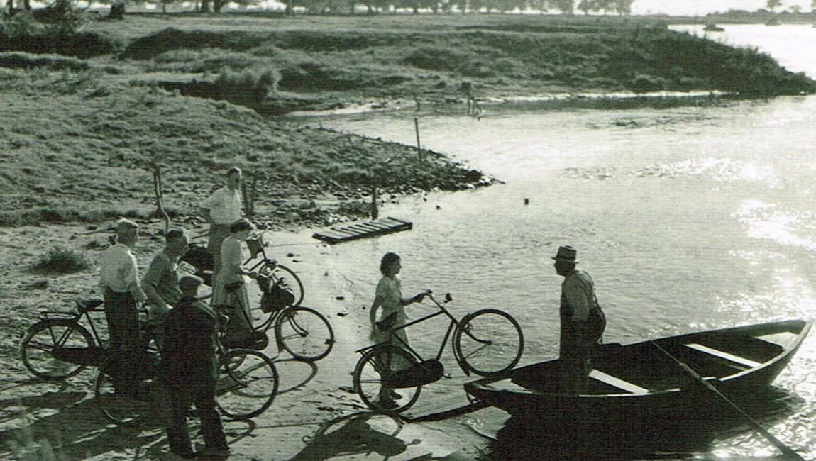 voetveer over de ijssel velp 1950 nationaal archief