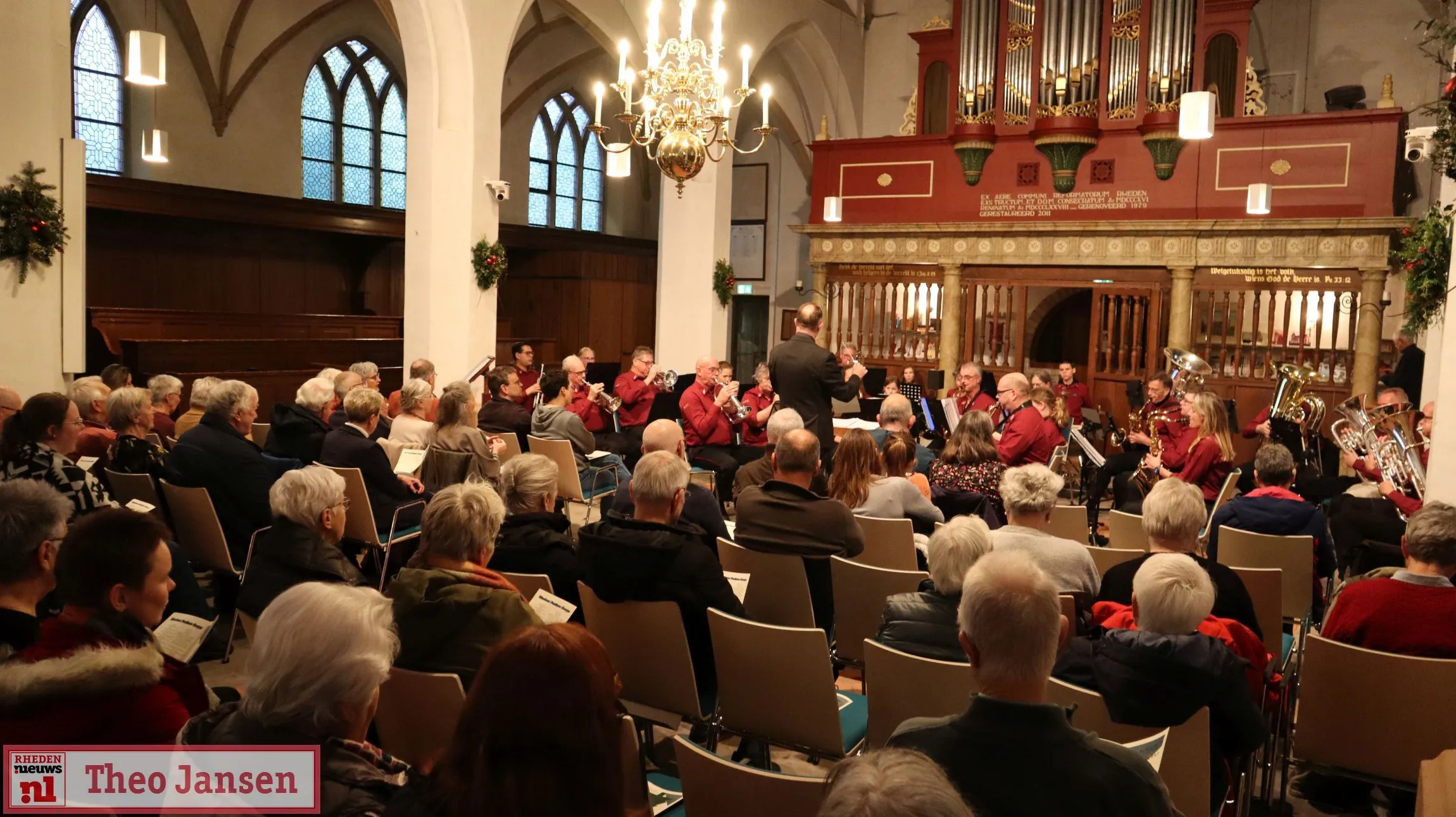 sfeervol kerstconcert rhedens fanfare corps in de dorpskerk rheden 15 12 2024 12