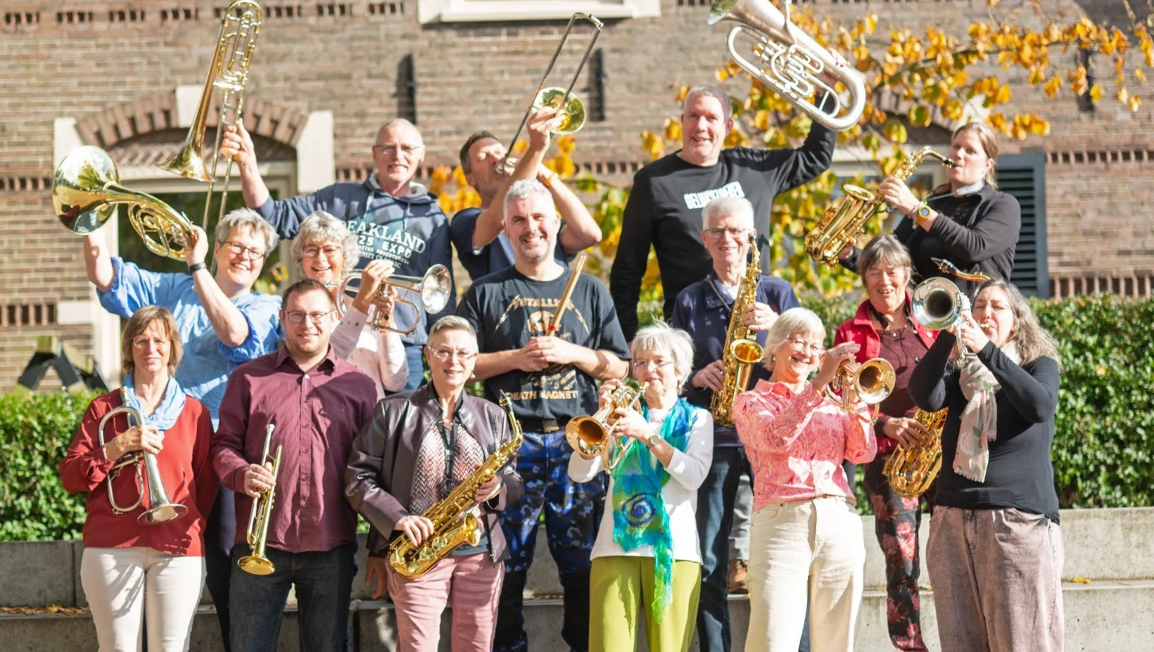volwassenen leerorkest muziekvereniging wilhelmina spankeren