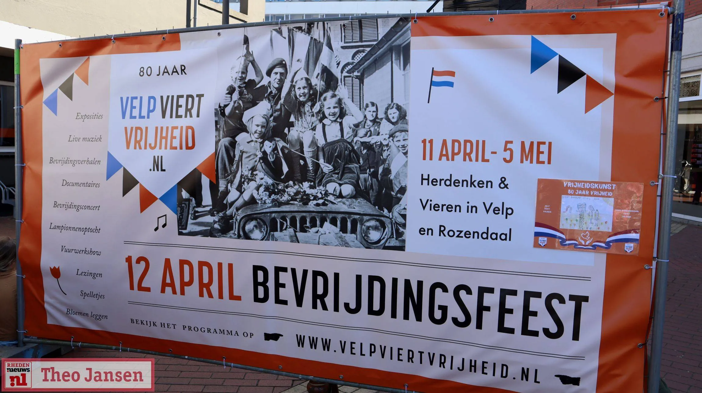 Velp viert 80 jaar vrijheid met activiteiten op tal van locaties