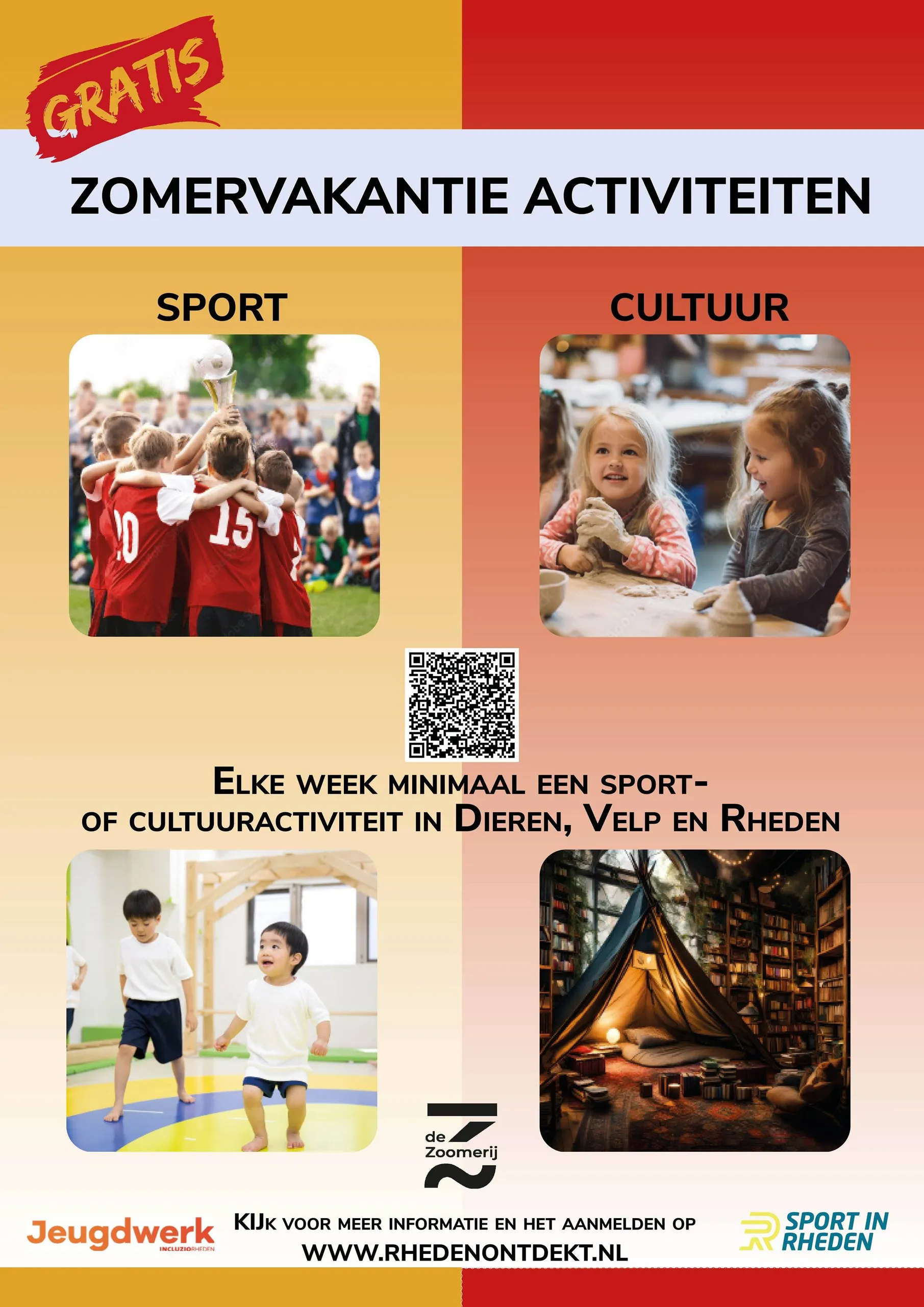 flyer zomervakantie 2025