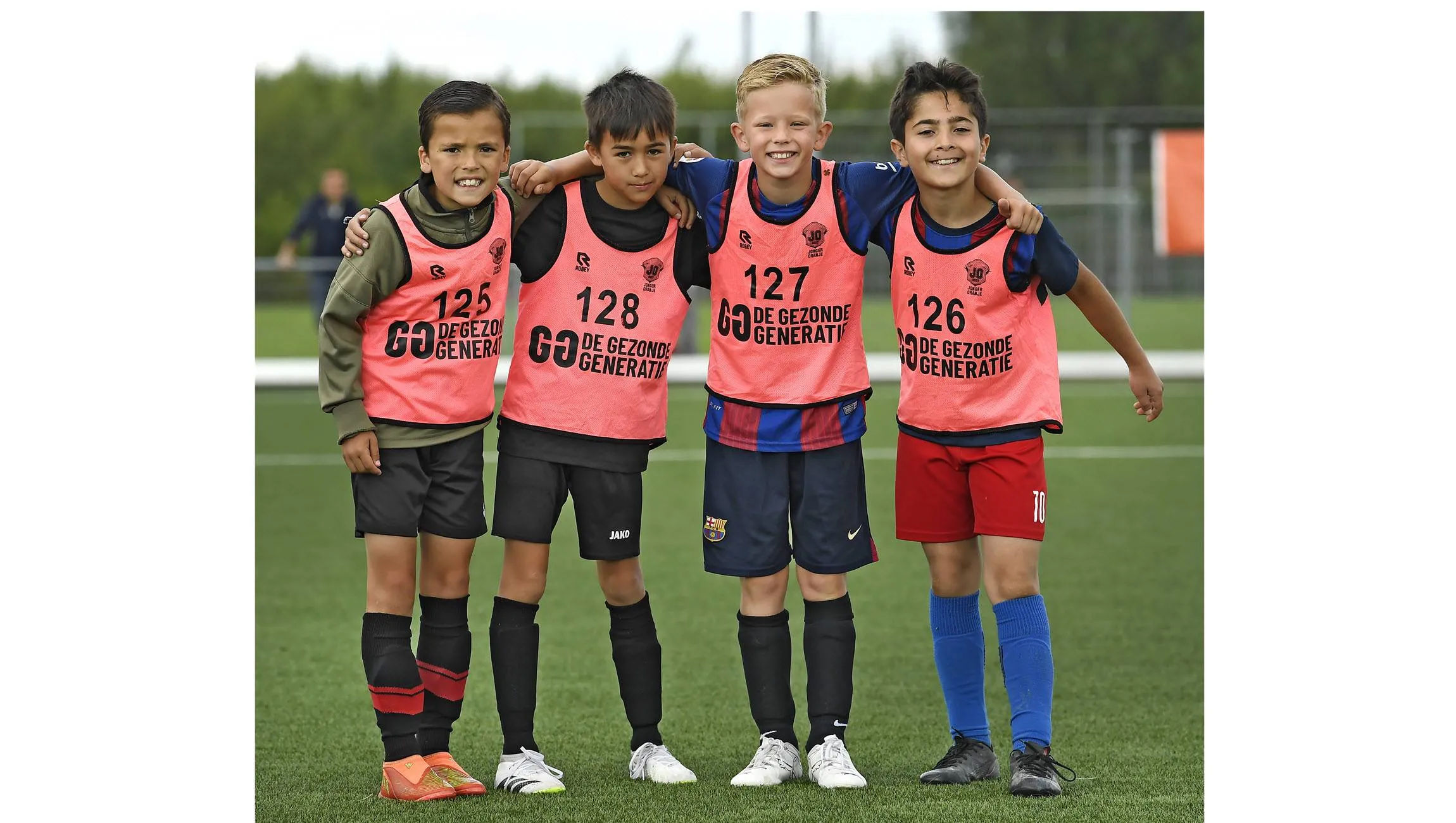 Teamfoto Jonger Oranje