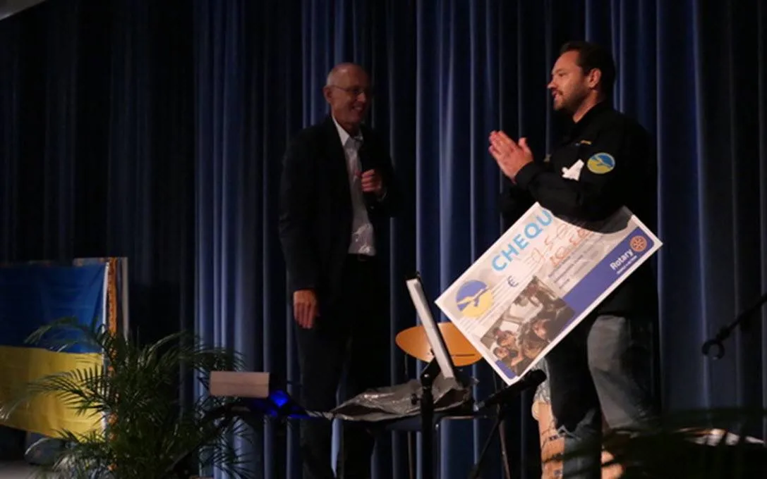 Protect Ukraine Cheque - Rotary Rheden Rozendaal