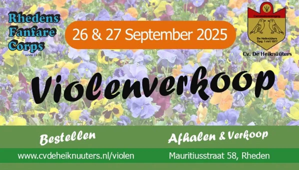 Violenverkoop 2025 RFC & Cv. De Heiknüüters