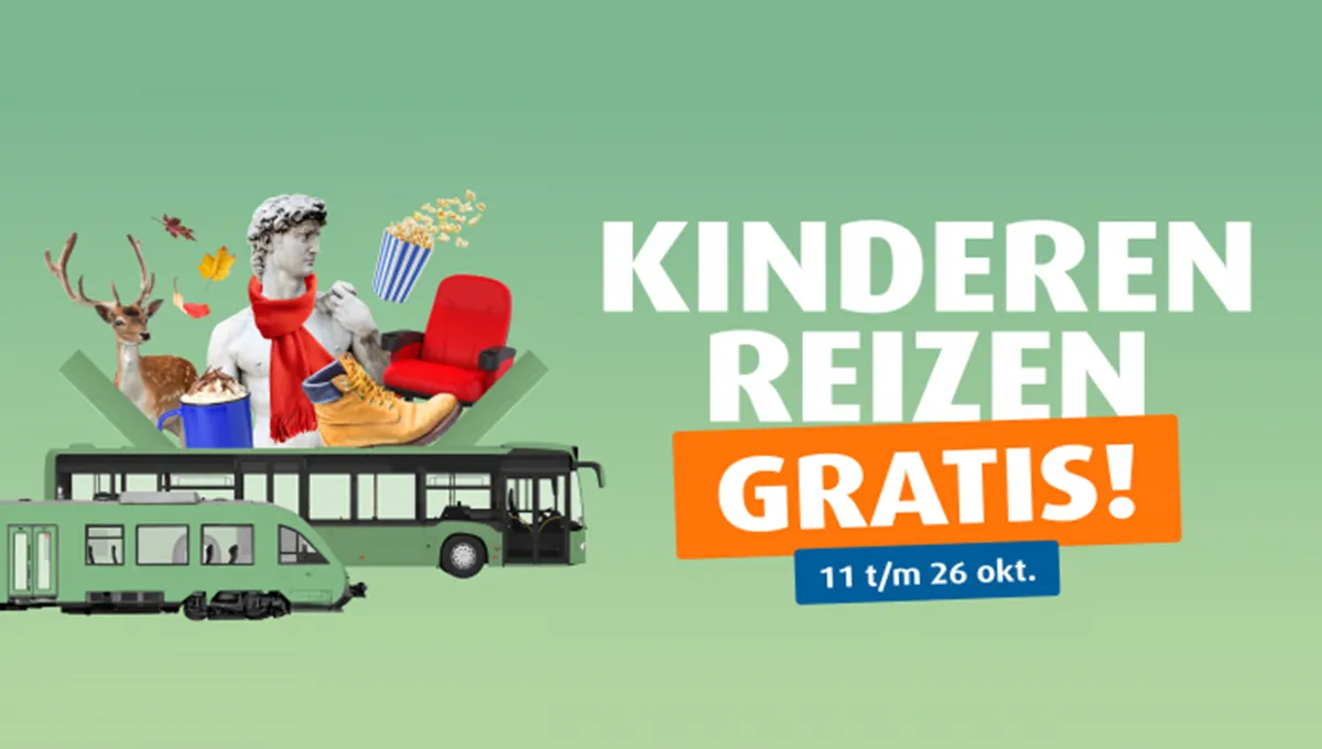 Actie Herfstvakantie Gratis Openbaar Vervoer - Ervaar het OV
