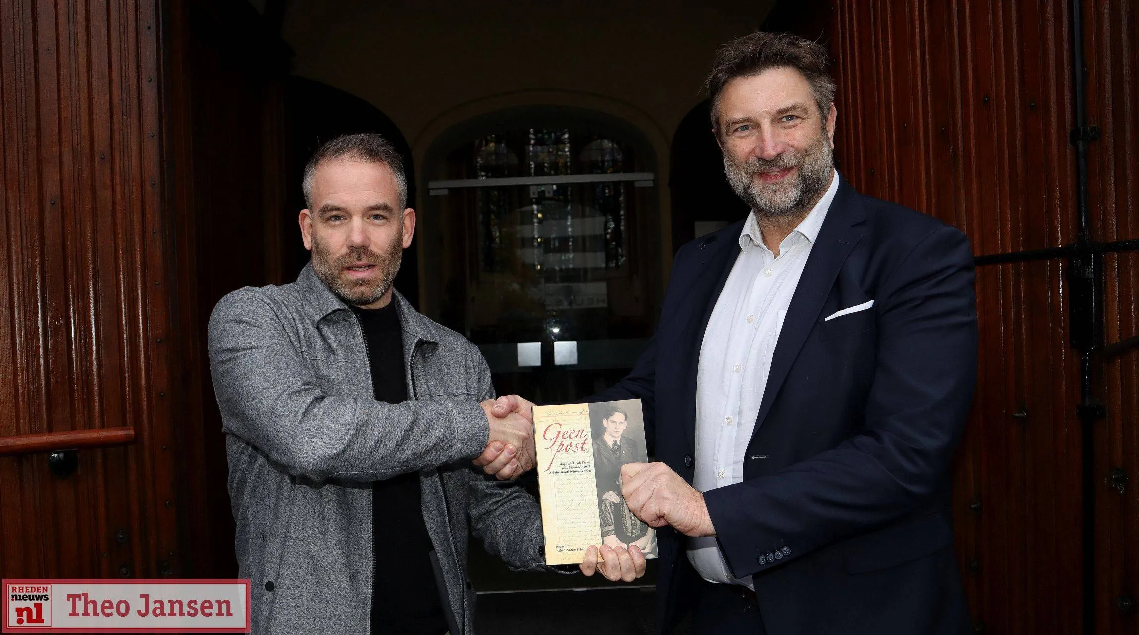 Teruggevonden Velps oorlogsdagboek 'Geen post' gepresenteerd bij kerk in Emmastraat 14-11-2025 (2)