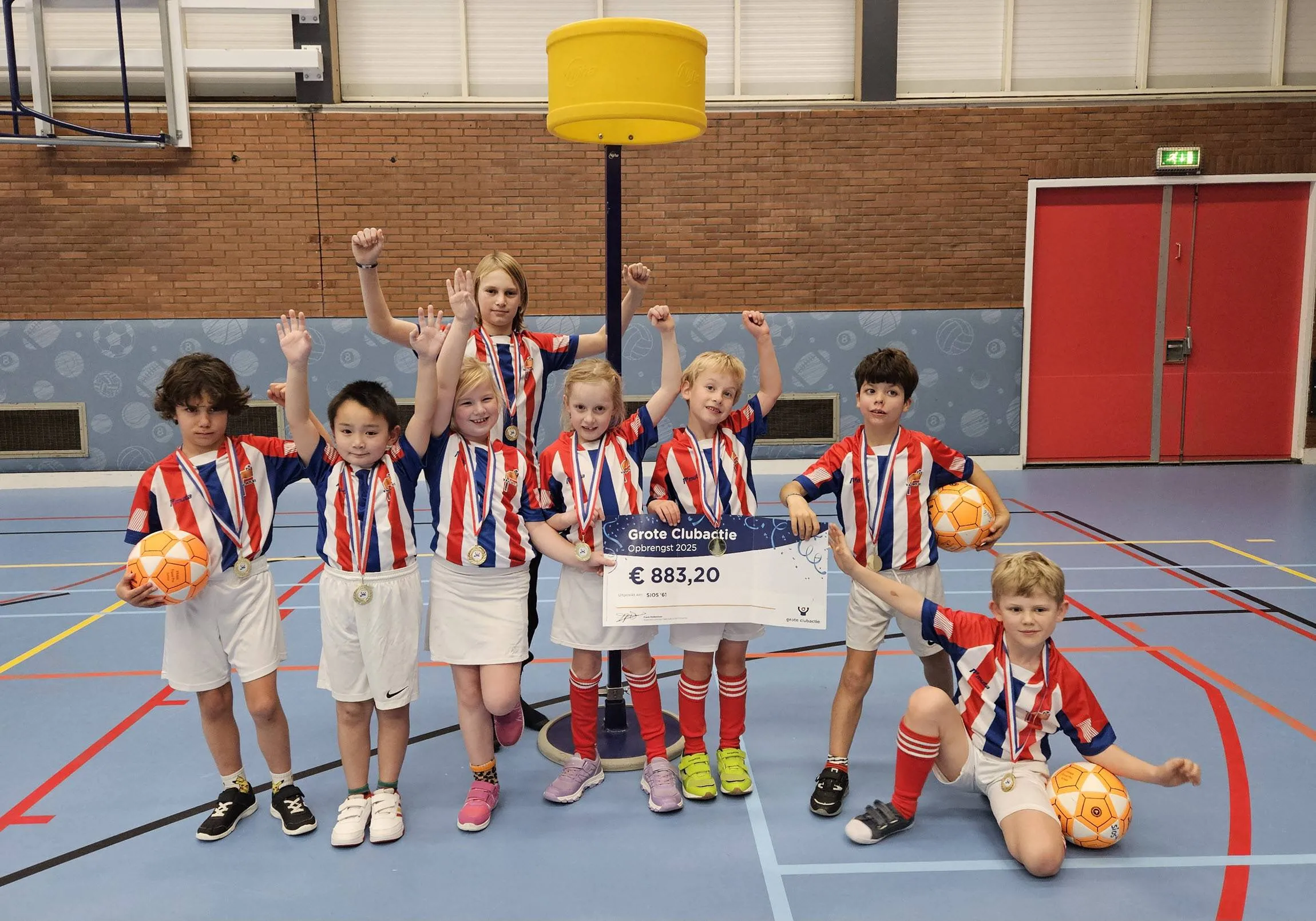 groepsfoto grote clubactie Sios 61 2025