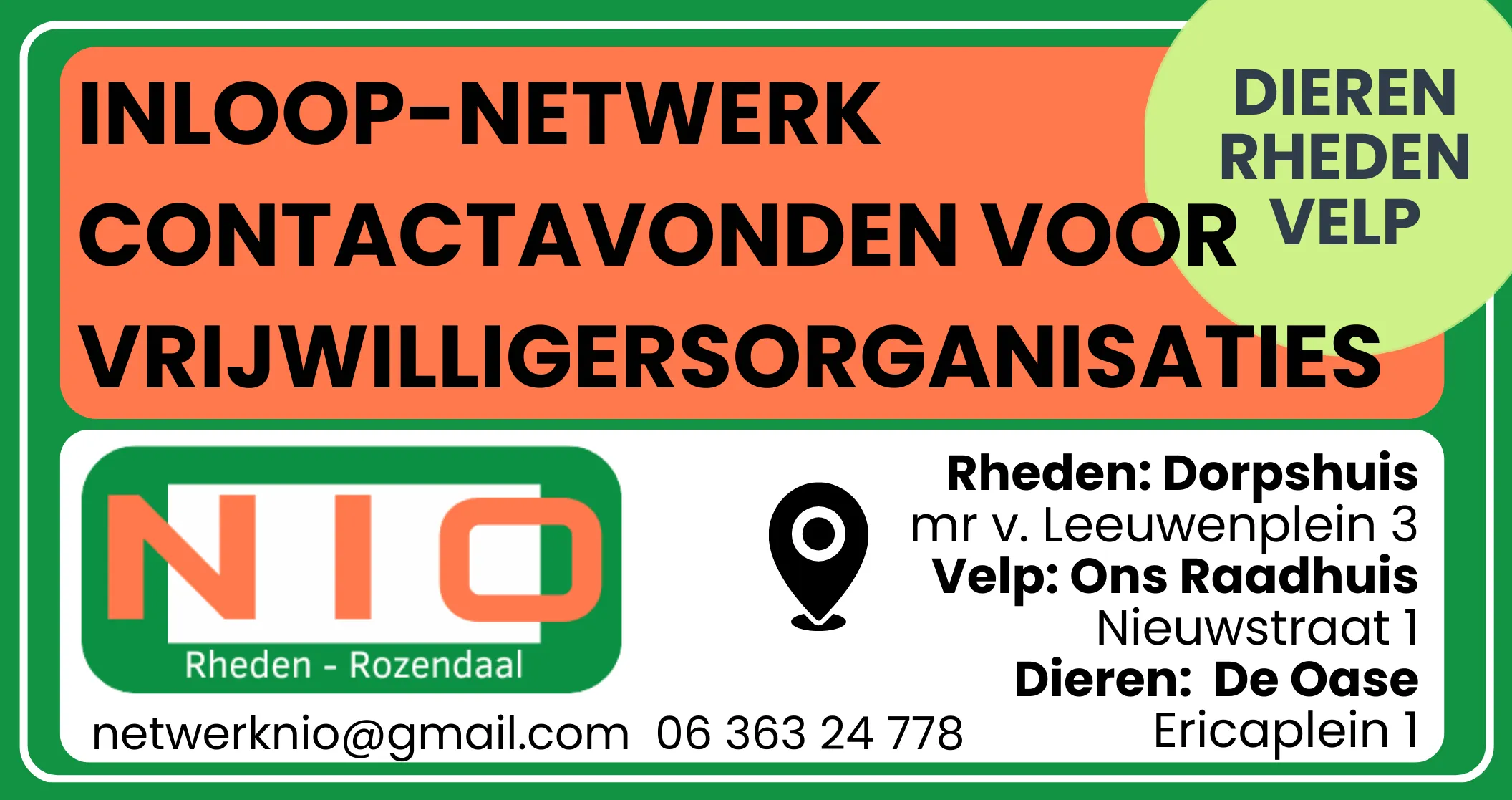 NIO Dorpsgerichte netwerk contactavonden Rheden Velp Dieren1