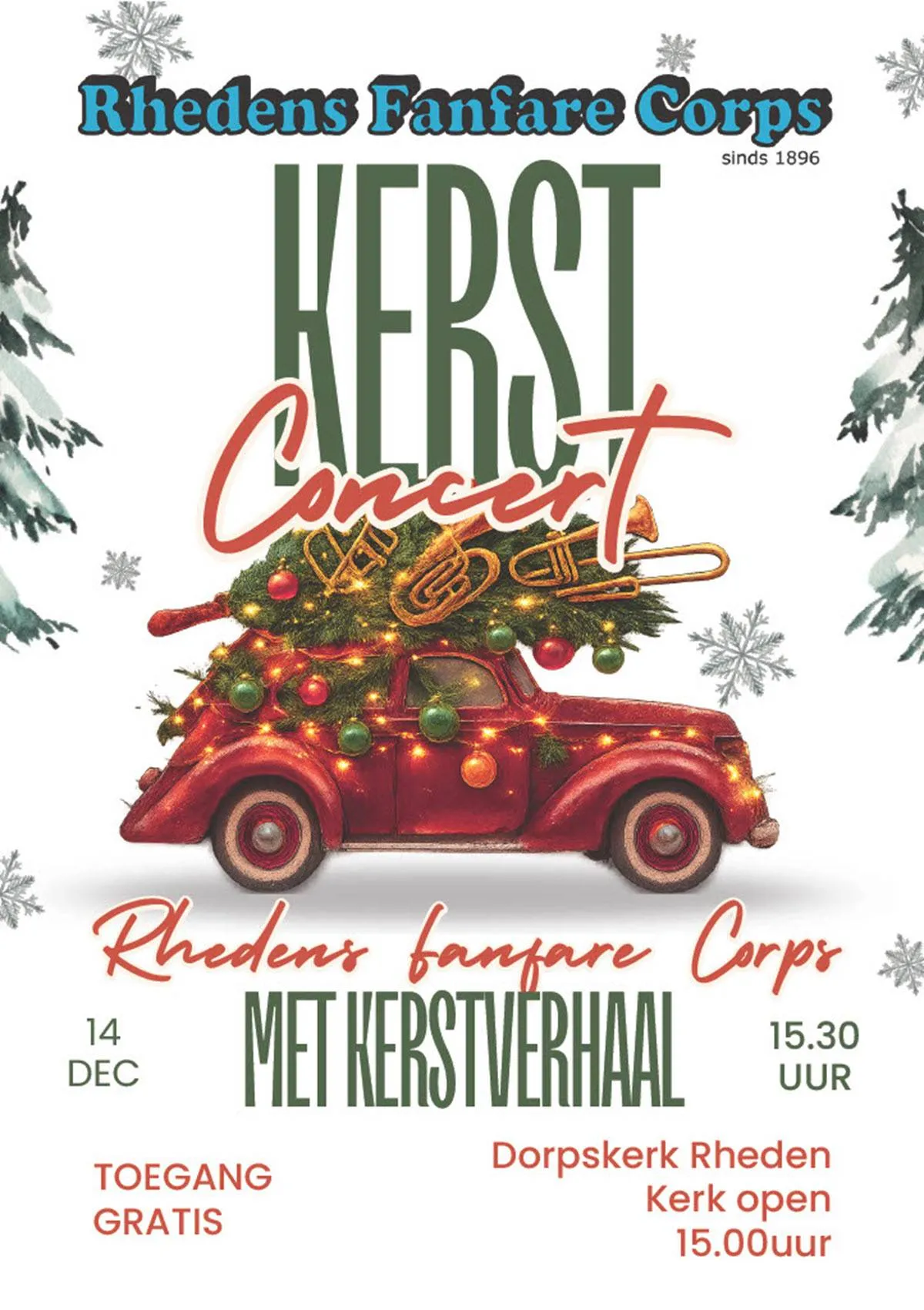 Rhedens Fanfare Corps Kerstconcert 2025