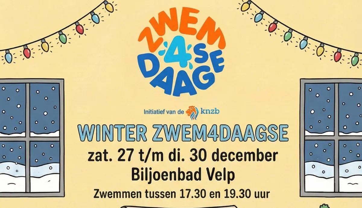 Winterzwem4daagse 2025 PFC Rheden