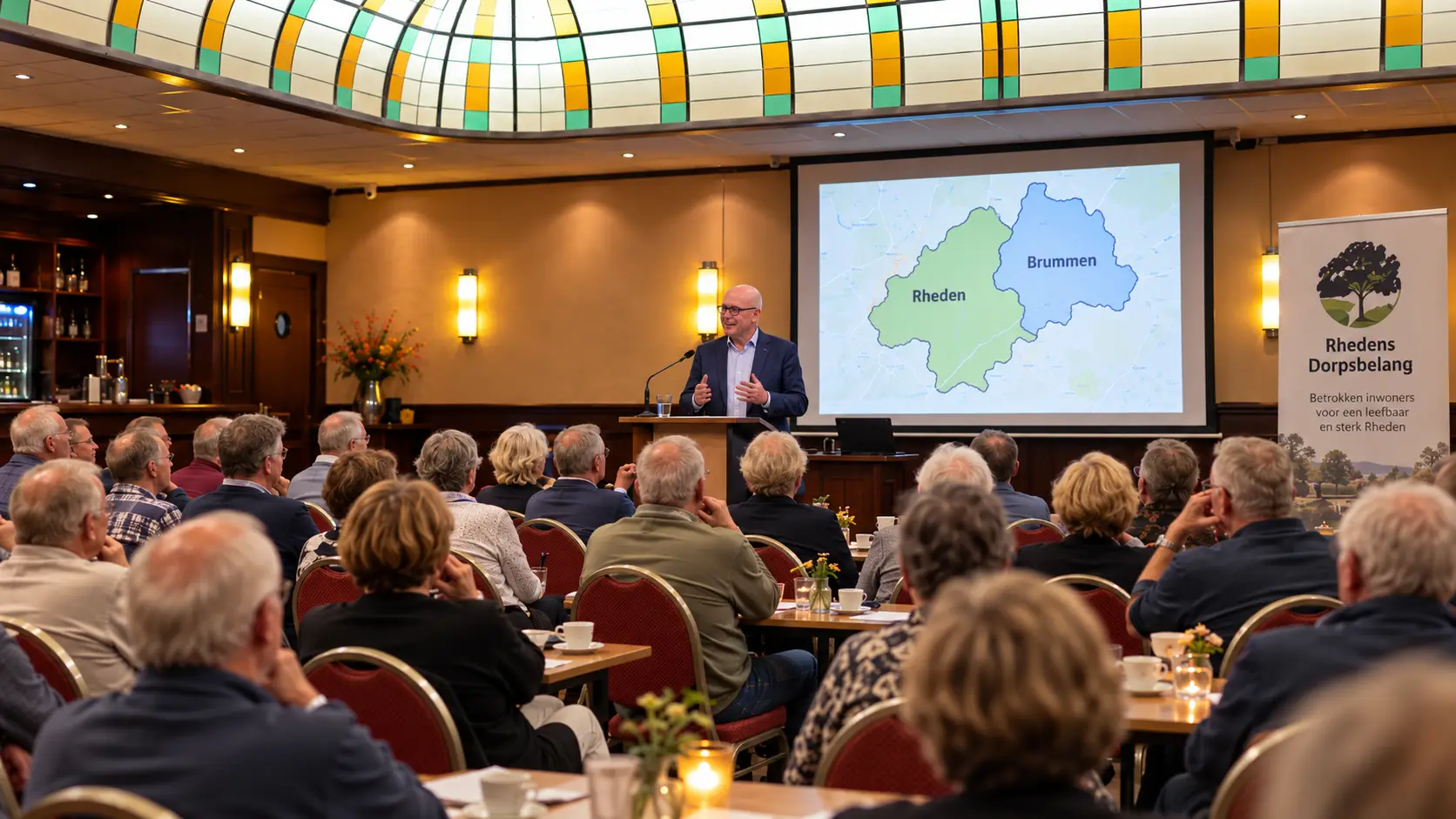 Burgemeester Carol van Eert te gast bij Rhedens Dorpsbelang - OpenAI