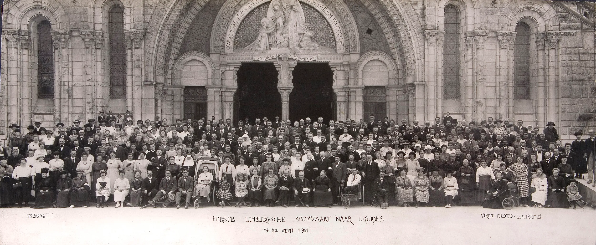 eerste lourdesbedevaart 1921 lore