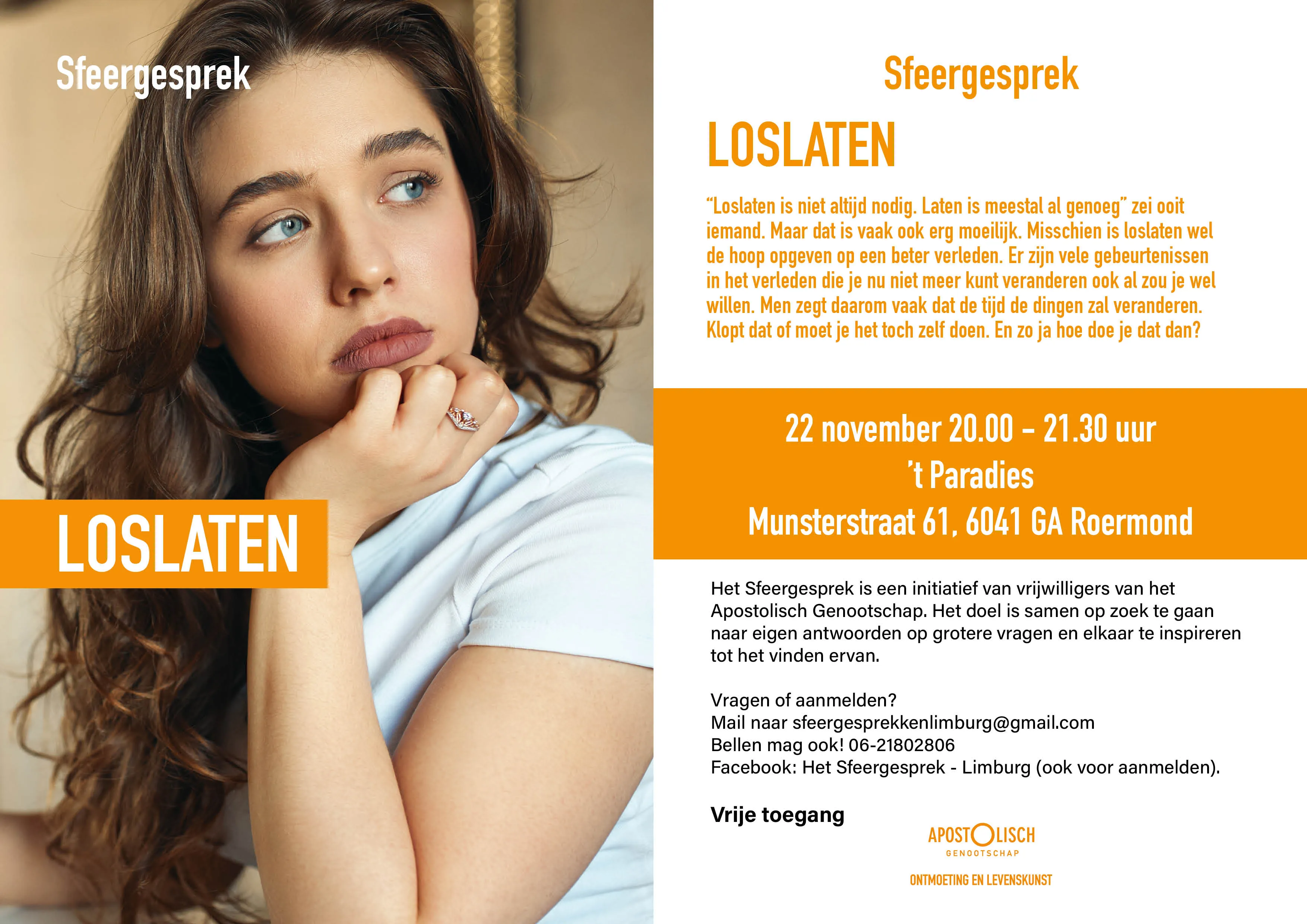 flyer loslaten roermond 22 november