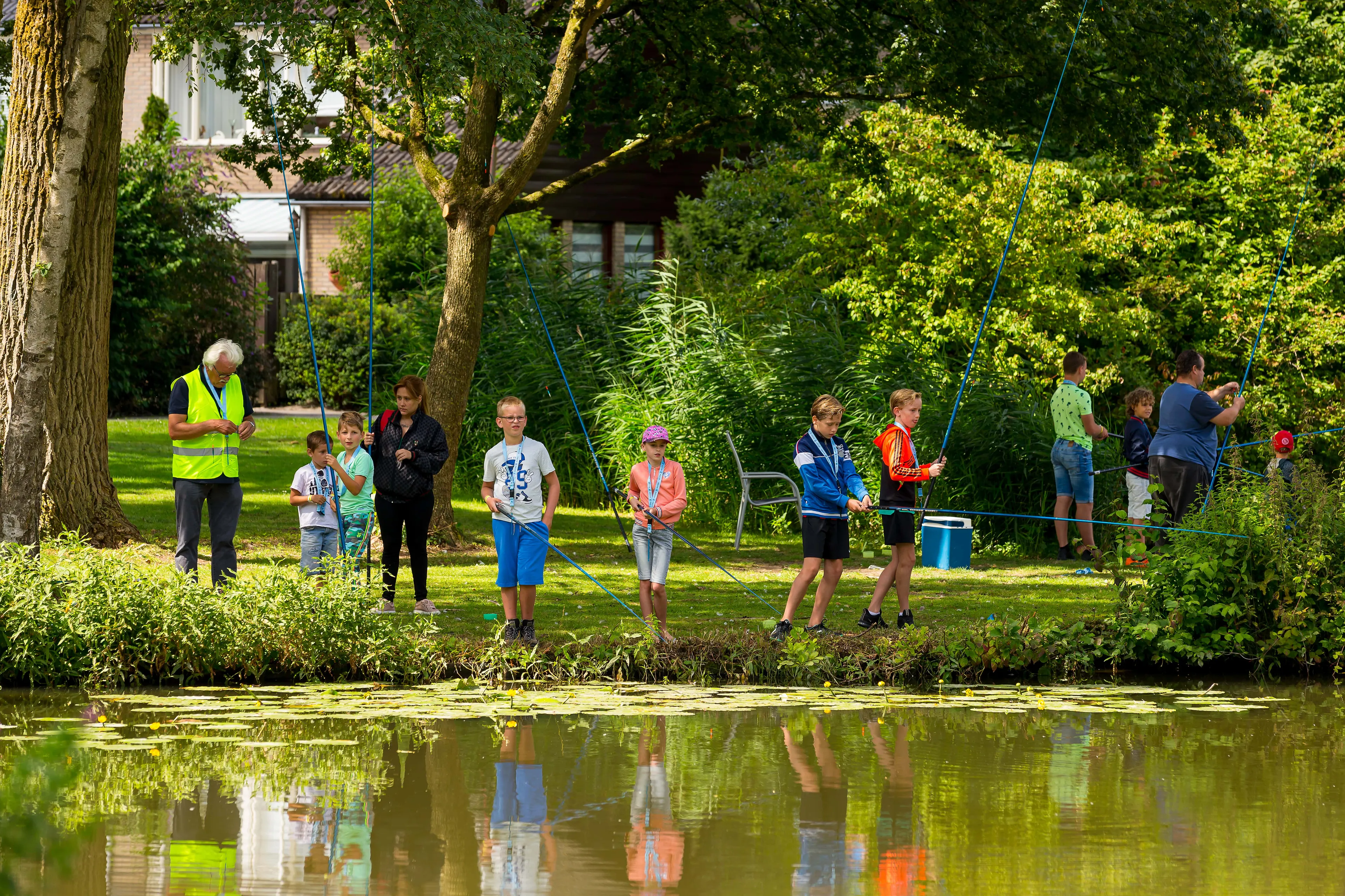 foto kids vissen zvk