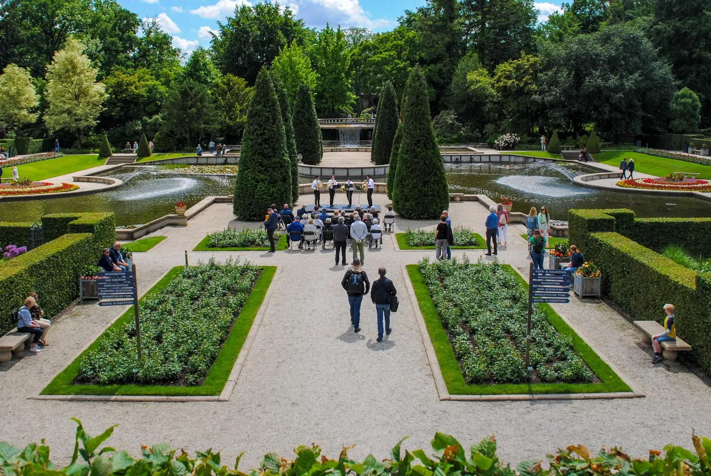 klassieke muziek met pinksteren in arcen rosarium