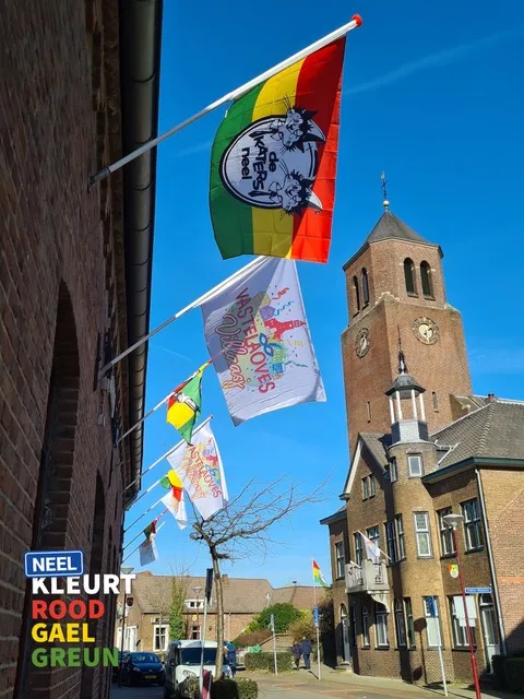 neel kleurt rood gael greun