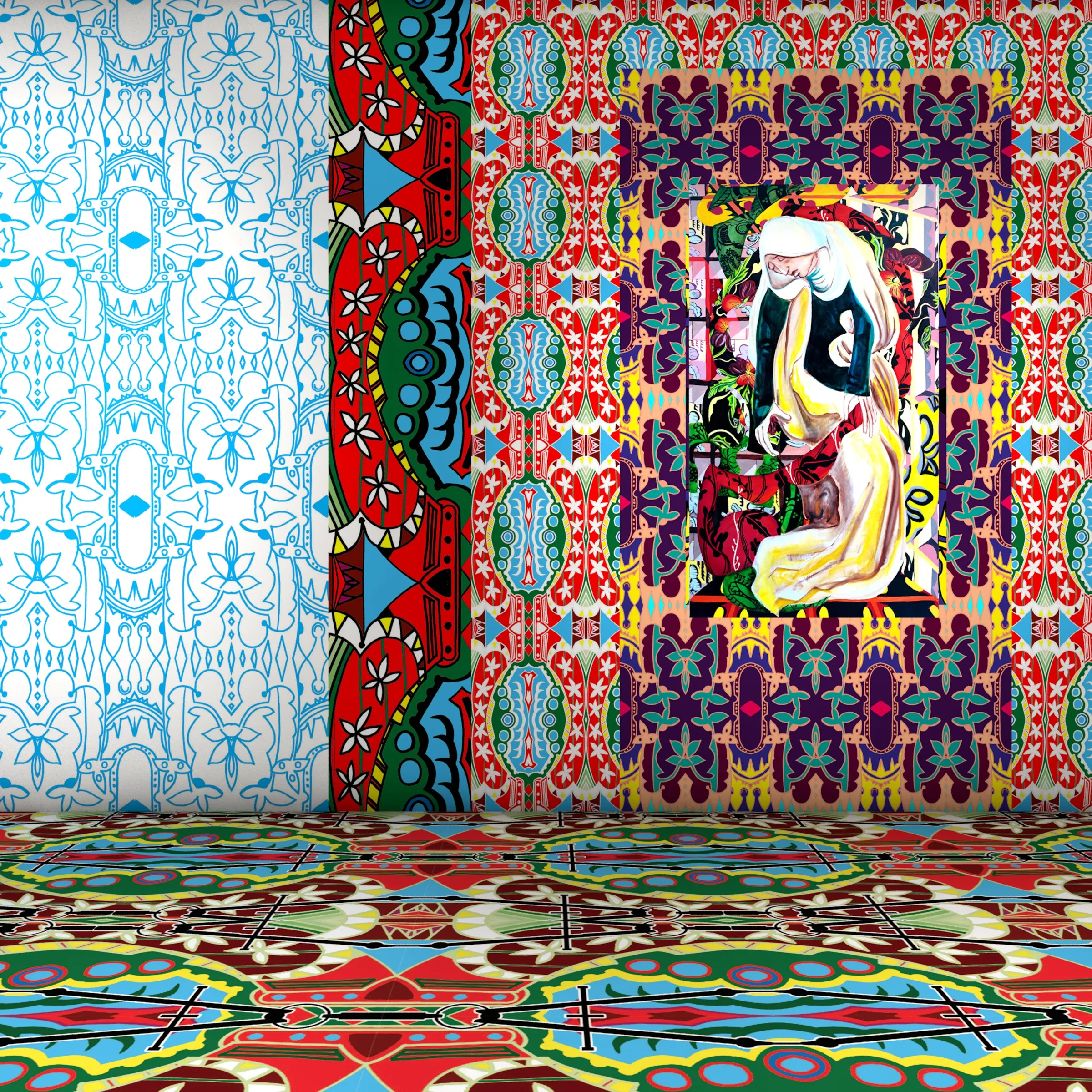 persfoto expositie de golvende lijn christie van der haak in het cuypershuis roermond