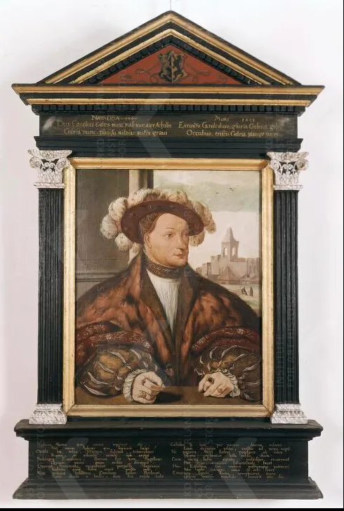portret van karel van egmond hertog van gelre